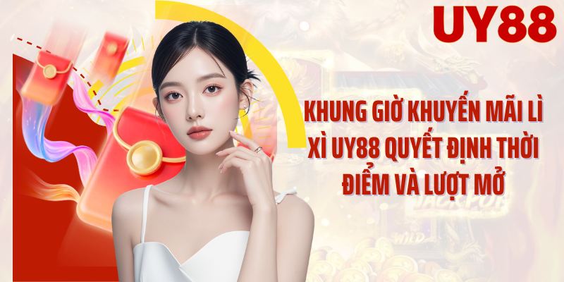 Khung giờ khuyến mãi lì xì UY88 quyết định thời điểm và lượt mở